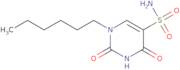 1-Hexyl-2,4-dioxo-1,2,3,4-tetrahydropyrimidine-5-sulfonamide