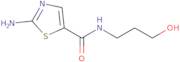 2-Amino-N-(3-hydroxypropyl)thiazole-5-carboxamide