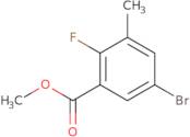 Methyl 5-bromo-2-fluoro-3-methylbenzoate