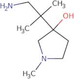 3-(1-Amino-2-methylpropan-2-yl)-1-methylpyrrolidin-3-ol