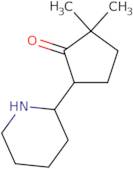 2,2-Dimethyl-5-(piperidin-2-yl)cyclopentan-1-one