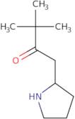 3,3-Dimethyl-1-(pyrrolidin-2-yl)butan-2-one