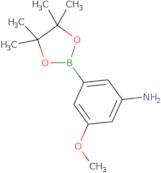 3-Methoxy-5-(tetramethyl-1,3,2-dioxaborolan-2-yl)aniline