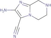 2-Amino-5H,6H,7H,8H-imidazo[1,2-a]pyrazine-3-carbonitrile