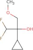 2-Cyclopropyl-1,1-difluoro-3-methoxypropan-2-ol