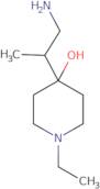 4-(1-Aminopropan-2-yl)-1-ethylpiperidin-4-ol