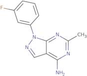 1-(3-Fluorophenyl)-6-methyl-1H-pyrazolo[3,4-d]pyrimidin-4-amine