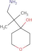 4-(1-Amino-2-methylpropan-2-yl)oxan-4-ol