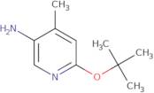 4-Methyl-6-[(2-methylpropan-2-yl)oxy]pyridin-3-amine