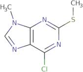 2-Methylthio-6-chloro-9-methylpurine