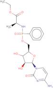 5-O-[[[(1S)-1-Methyl-2-(1-methylethoxy)-2-oxoethyl]amino]-phenoxyphosphinyl]-cytidine