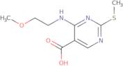 4-(2-Methoxyethylamino)-2-(Methylthio)Pyrimidine-5-Carboxylic Acid