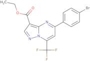Ethyl 5-(4-bromophenyl)-7-(trifluoromethyl)pyrazolo[1,5-a]pyrimidine-3-carboxylate