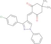 2-{[3-(4-Chlorophenyl)-1-phenyl-1H-pyrazol-4-yl]methylidene}-5,5-dimethylcyclohexane-1,3-dione