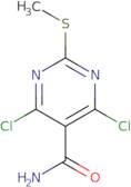 4,6-Dichloro-2-(methylthio)pyrimidine-5-carboxamide