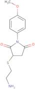 3-[(2-Aminoethyl)thio]-1-(4-methoxyphenyl)pyrrolidine-2,5-dione