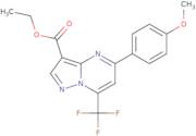 Ethyl 5-(4-methoxyphenyl)-7-(trifluoromethyl)pyrazolo[1,5-a]pyrimidine-3-carboxylate