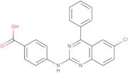 4-[(6-Chloro-4-phenylquinazolin-2-yl)amino]benzoic acid