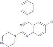 6-Chloro-4-phenyl-2-(piperazin-1-yl)quinazoline