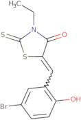 (5E)-5-[(5-Bromo-2-hydroxyphenyl)methylidene]-3-ethyl-2-sulfanylidene-1,3-thiazolidin-4-one