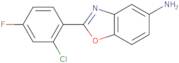 2-(2-Chloro-4-fluorophenyl)-1,3-benzoxazol-5-amine