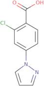 2-Chloro-4-(1H-pyrazol-1-yl)benzenecarboxylic acid