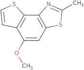 8-Methoxy-4-methyl-5,12-dithia-3-azatricyclo[7.3.0.0,2,6]dodeca-1(9),2(6),3,7,10-pentaene