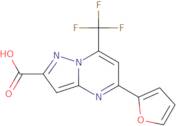 5-(Furan-2-yl)-7-(trifluoromethyl)pyrazolo[1,5-a]pyrimidine-2-carboxylic acid