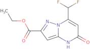 Ethyl 7-(difluoromethyl)-5-oxo-4,5-dihydropyrazolo[1,5-a]pyrimidine-2-carboxylate