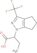 2-[3-(Trifluoromethyl)-1H,4H,5H,6H-cyclopenta[C]pyrazol-1-yl]butanoic acid