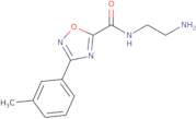 N-(2-Aminoethyl)-3-(3-methylphenyl)-1,2,4-oxadiazole-5-carboxamide