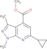 Methyl 6-cyclopropyl-1,3-dimethyl-1H-pyrazolo[3,4-b]pyridine-4-carboxylate