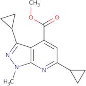 Methyl 3,6-dicyclopropyl-1-methyl-1H-pyrazolo[3,4-b]pyridine-4-carboxylate