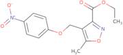 Ethyl 5-methyl-4-[(4-nitrophenoxy)methyl]isoxazole-3-carboxylate