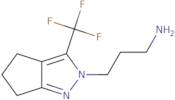 3-[3-(Trifluoromethyl)-2H,4H,5H,6H-cyclopenta[C]pyrazol-2-yl]propan-1-amine