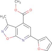 Methyl 6-(2-furyl)-3-methylisoxazolo[5,4-b]pyridine-4-carboxylate