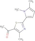 1-[2-(1,5-Dimethyl-1H-pyrrol-2-yl)-4-methyl-1,3-thiazol-5-yl]ethanone