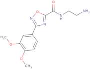 N-(2-Aminoethyl)-3-(3,4-dimethoxyphenyl)-1,2,4-oxadiazole-5-carboxamide