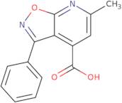 6-Methyl-3-phenyl-[1,2]oxazolo[5,4-b]pyridine-4-carboxylic acid