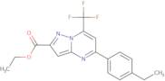 Ethyl 5-(4-ethylphenyl)-7-(trifluoromethyl)pyrazolo[1,5-a]pyrimidine-2-carboxylate