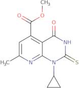 Methyl 1-cyclopropyl-2-mercapto-7-methyl-4-oxo-1,4-dihydropyrido[2,3-d]pyrimidine-5-carboxylate