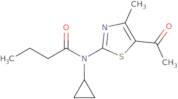 N-(5-Acetyl-4-methyl-1,3-thiazol-2-yl)-N-cyclopropylbutanamide