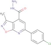 6-(4-Chlorophenyl)-3-methylisoxazolo[5,4-b]pyridine-4-carbohydrazide