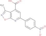 3-Methyl-6-(4-nitrophenyl)-[1,2]oxazolo[5,4-b]pyridine-4-carboxylic acid