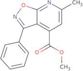 Methyl 6-methyl-3-phenylisoxazolo[5,4-b]pyridine-4-carboxylate