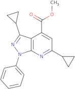 Methyl 3,6-dicyclopropyl-1-phenyl-1H-pyrazolo[3,4-b]pyridine-4-carboxylate