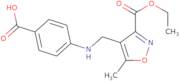 4-({[3-(Ethoxycarbonyl)-5-methyl-1,2-oxazol-4-yl]methyl}amino)benzoic acid