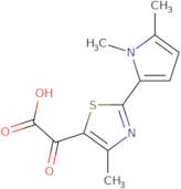 2-[2-(1,5-Dimethyl-1H-pyrrol-2-yl)-4-methyl-1,3-thiazol-5-yl]-2-oxoacetic acid