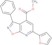 Methyl 6-(2-furyl)-3-phenylisoxazolo[5,4-b]pyridine-4-carboxylate