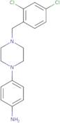 4-{4-[(2,4-Dichlorophenyl)methyl]piperazin-1-yl}aniline